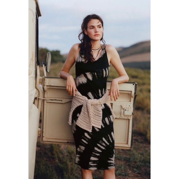 Anthropologie Aloe Tie Dyed Midi Dress New S - Picture 2 of 11